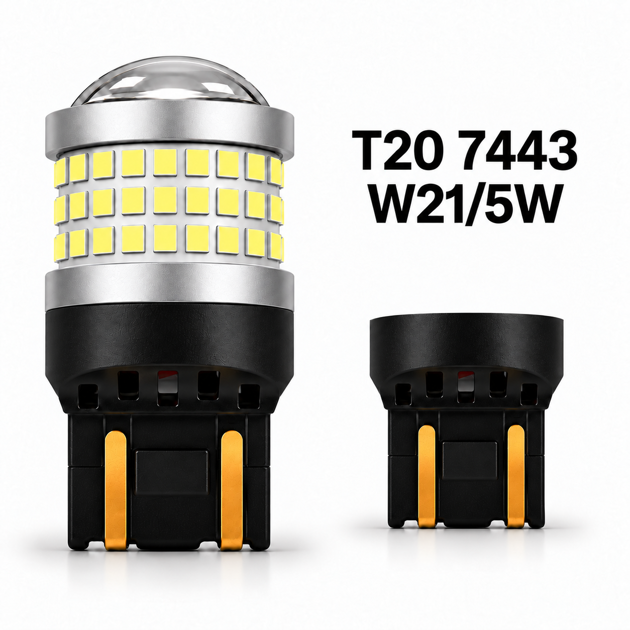 T20 69 LED LUPA BLANCO (7443) W21/5W