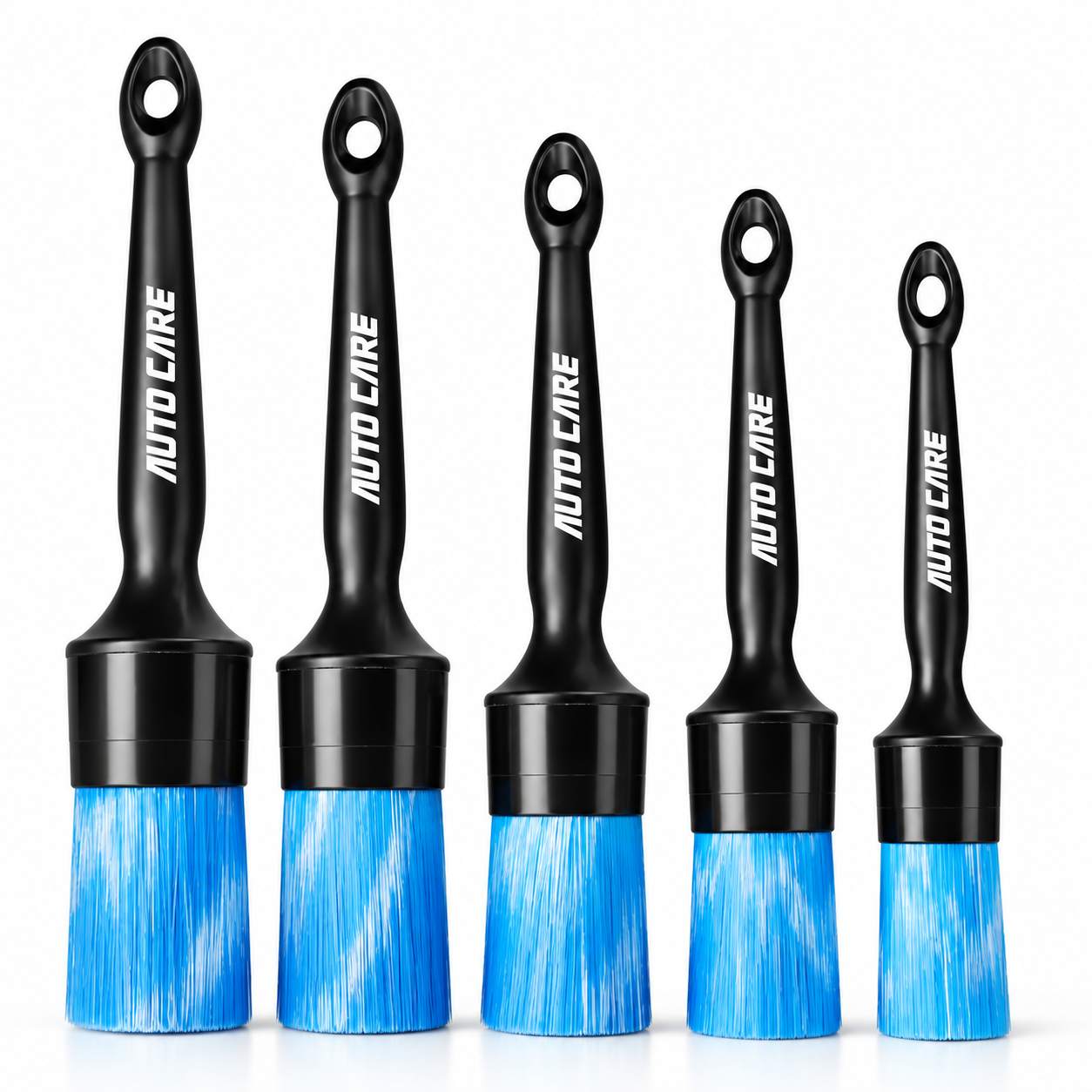 KIT 5 BROCHAS DETAIL AUTOCARE AZUL