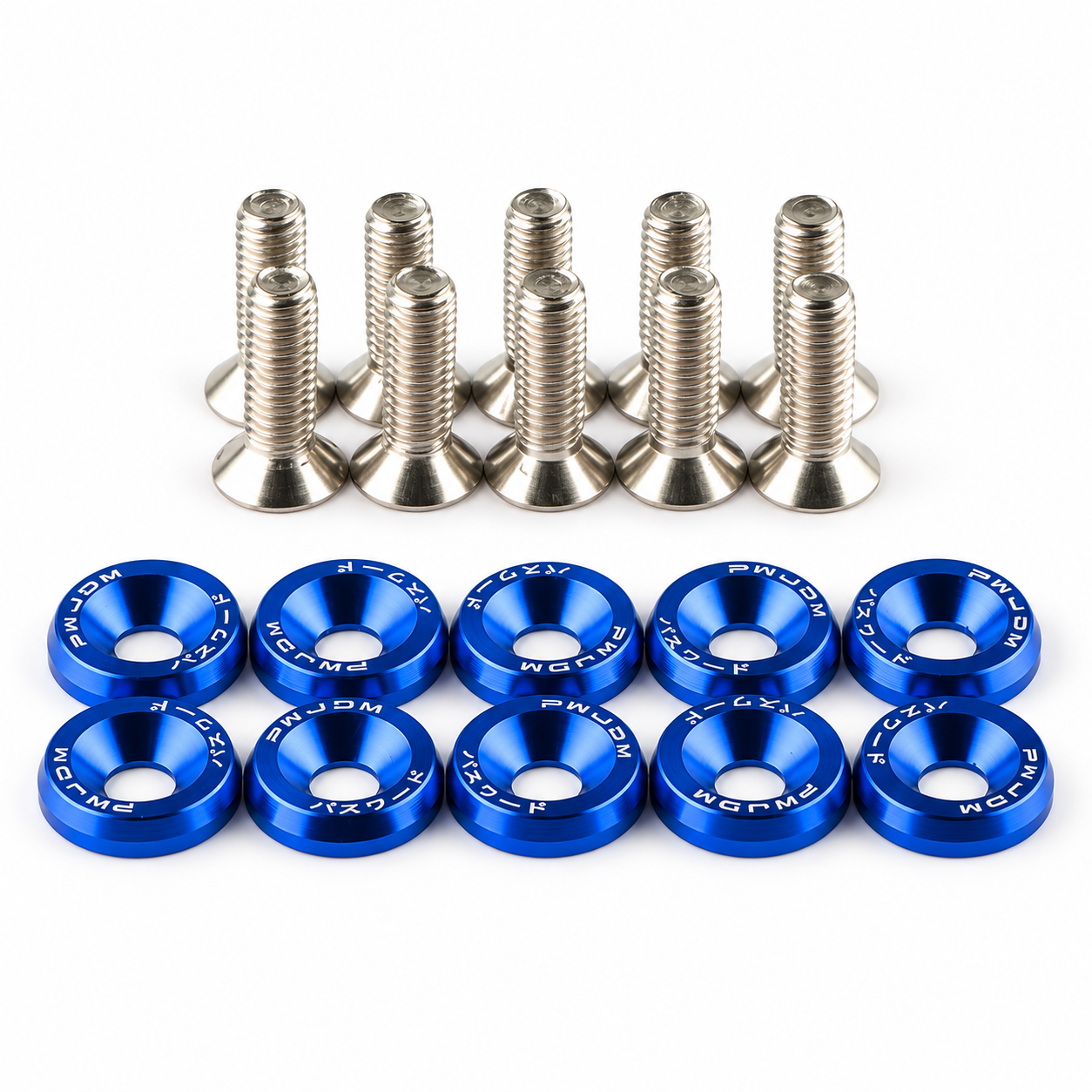 ARANDELAS ANODIZADAS X10 Unid.  AZUL