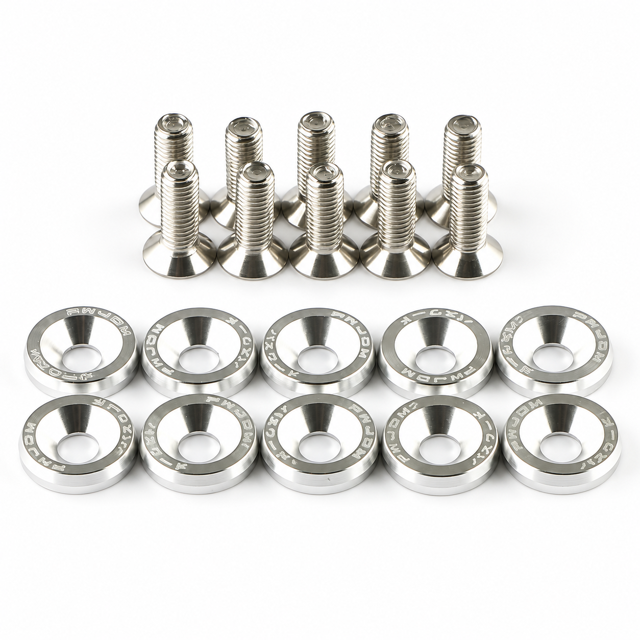 ARANDELAS ANODIZADA X10 unid. ALUMINIO