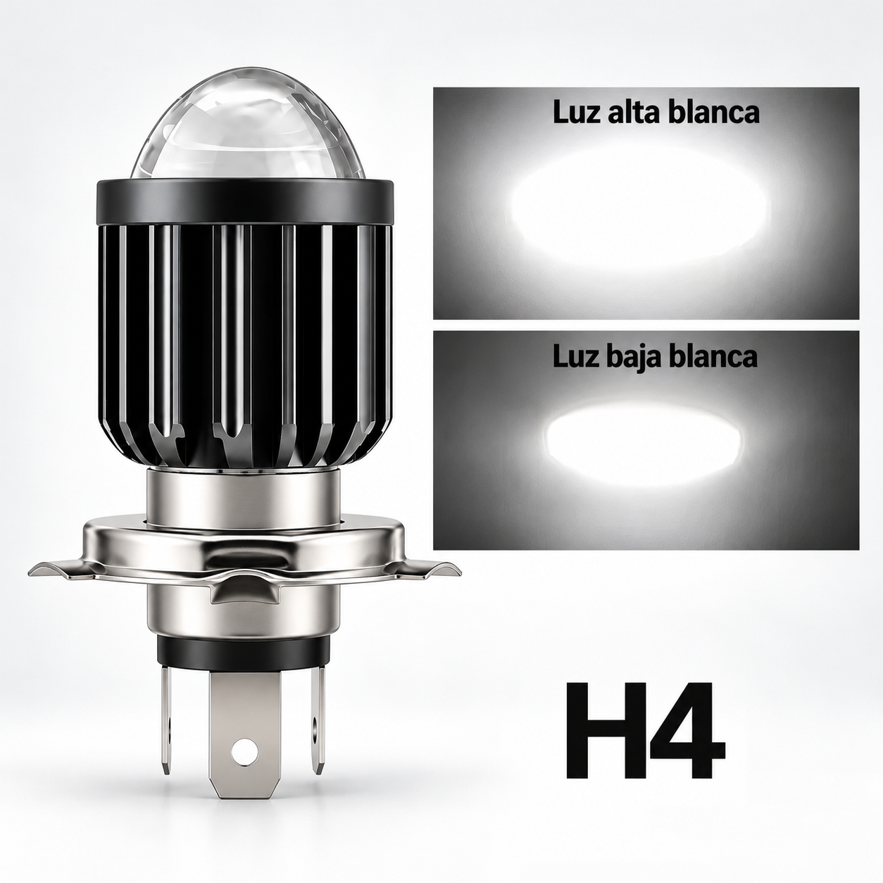 LAMPARA MOTO LUPA / H4