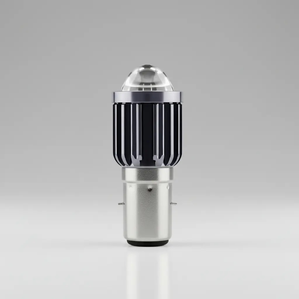 Lámpara Led Lupa Moto Culote Bosch H6 Led Super Potente Bosch Blanco Frío